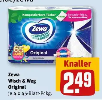 REWE ZEWA Wisch&Weg Original Angebot