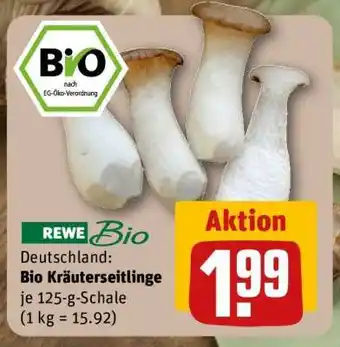 REWE Bio Kräuterseitlinge Angebot