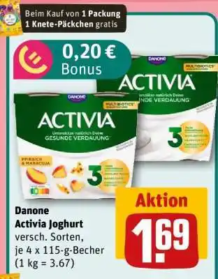 REWE Danone Activia joghurt Angebot