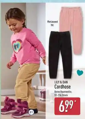 Aldi Nord LILY & DAN Cordhose Angebot