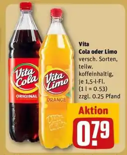 REWE Vita Cola oder Limo Angebot