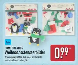 Aldi Nord HOME CREATION Weihnachtsfensterbilder Angebot