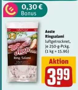 REWE Aoste Ringsalami Angebot