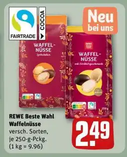 REWE REWE Beste Wahl Waffelnüsse Angebot