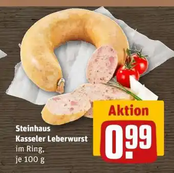 REWE STEINHAUS Kasseler Leberwurst Angebot