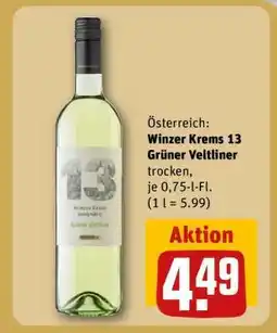 REWE Winzer Krems 13 Grüner Veltliner Angebot
