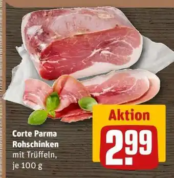 REWE Corte Parma Rohschinken Angebot