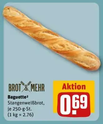 REWE Baguette² Angebot