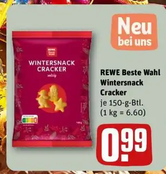 REWE REWE Beste Wahl Wintersnack Cracker Angebot