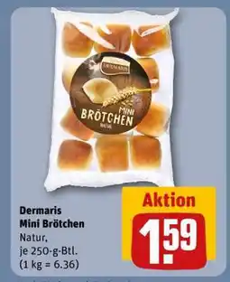 REWE Dermaris Mini Brötchen Angebot