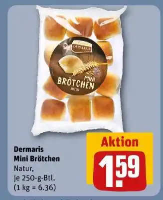 REWE Dermaris Mini Brötchen Angebot