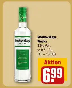 REWE Moskovskaya Wodka Angebot