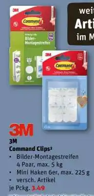 REWE 3M Command Clips³ Angebot
