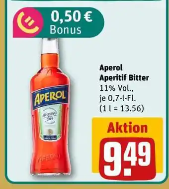 REWE Aperol Aperitif Bitter Angebot