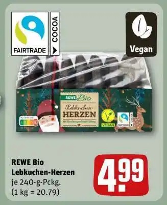 REWE REWE Bio Lebkuchen-Herzen Angebot