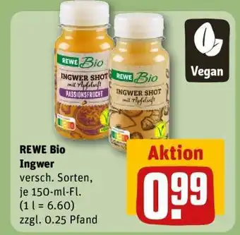 REWE REWE Bio Ingwer Angebot