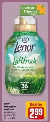REWE Lenor Weichspüler Luftfrisch Angebot