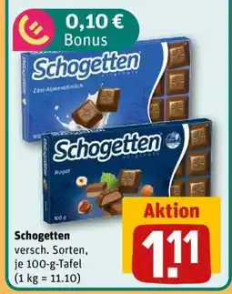 REWE Schogetten Angebot