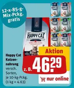 REWE Happy Cat Katzennahrung Angebot