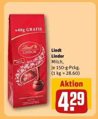 REWE Lindt Lindor Angebot