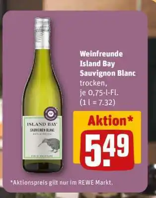 REWE Weinfreunde Island Bay Sauvignon Blanc Angebot