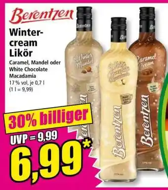 Norma Winter-cream Likör Angebot