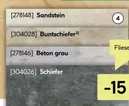 BayWa Specht Holzprodukte Fliese Deluxe Aqua Angebot