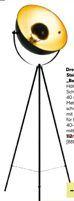 BayWa Näve Leuchten Dreibein-Stehleuchte Bernice Angebot