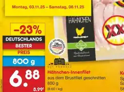 Netto Marken-Discount Gut Ponholz Hähnchen-Innenfilet XXL Angebot