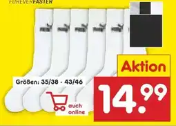 Netto Marken-Discount Puma Damen Sneakersocken 6er Angebot