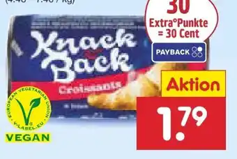 Netto Marken-Discount Knack & Back Fertigteig Croissants vegan Angebot