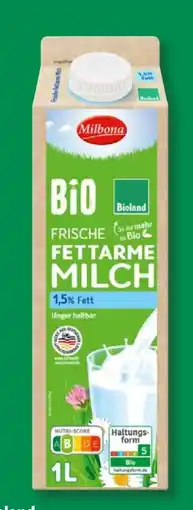 Lidl Milbona Bio Fettarme Milch Angebot