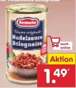 Netto Marken-Discount Bernbacher Unsere originale Nudelsauce Bolognaise Angebot