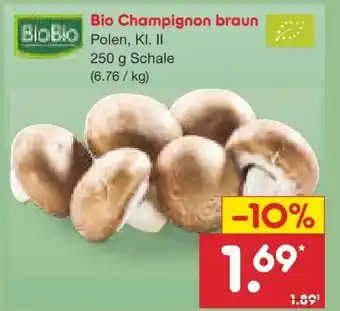 Netto Marken-Discount BioBio Bio Champignon Angebot