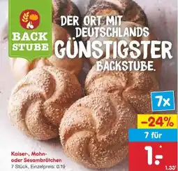 Netto Marken-Discount Netto Backstube Kaiserbrötchen Angebot