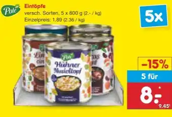 Netto Marken-Discount Poté Eintöpfe Angebot