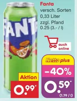 Netto Marken-Discount Fanta Exotic Angebot