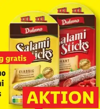 Lidl Dulano Salami Sticks XXL Angebot