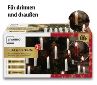 Lidl Livarno Home Lichterkette LED-Kerzen Angebot