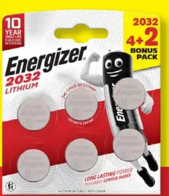 Lidl Energizer Lithiumzelle CR2032 Angebot
