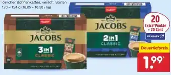 Netto Marken-Discount Jacobs Sticks Classic 2 in 1 Angebot
