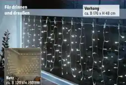 Lidl Livarno Home LED-Lichtervorhang Angebot
