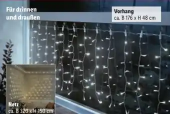 Lidl Livarno Home LED-Lichtervorhang Angebot