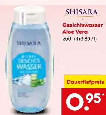 Netto Marken-Discount Shisara Beauty Gesichtswasser Aloe Vera Angebot