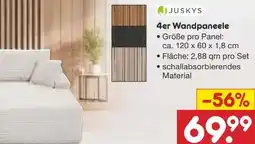 Netto Marken-Discount Juskys Wandpaneele Angebot
