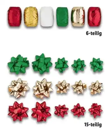 Lidl Crelando Schleifen-/ Geschenkband-Set Angebot