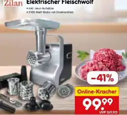 Netto Marken-Discount Zilan Elektrischer Fleischwolf Angebot