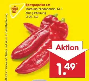 Netto Marken-Discount MarktTag Rote Spitzpaprika Angebot