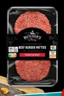 PENNY Butcher's by Penny Beef Burger Patties Angebot