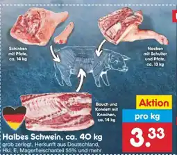 Netto Marken-Discount Halbes Schwein Angebot